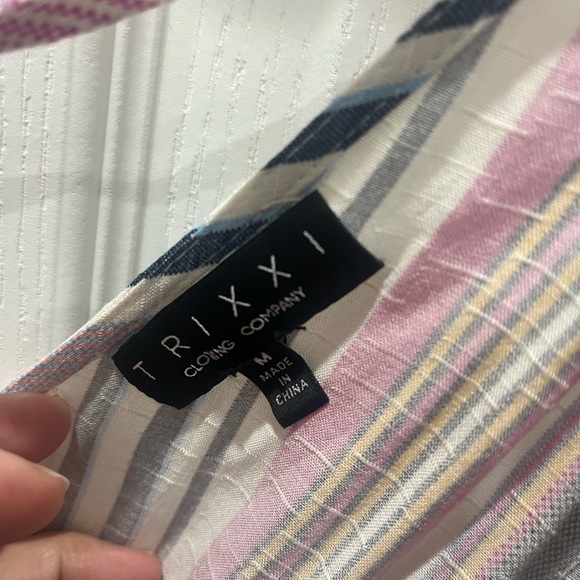 Trixxi Juniors' Open-Back Striped - Picture 2 of 7